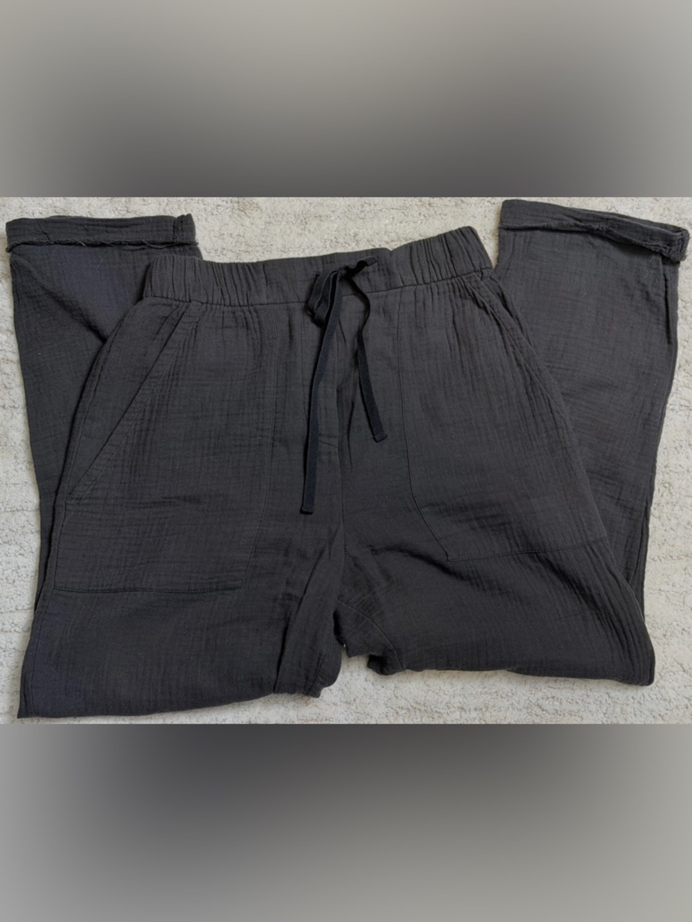 🖤✨Zara Textured Lightweight Cotton Pants